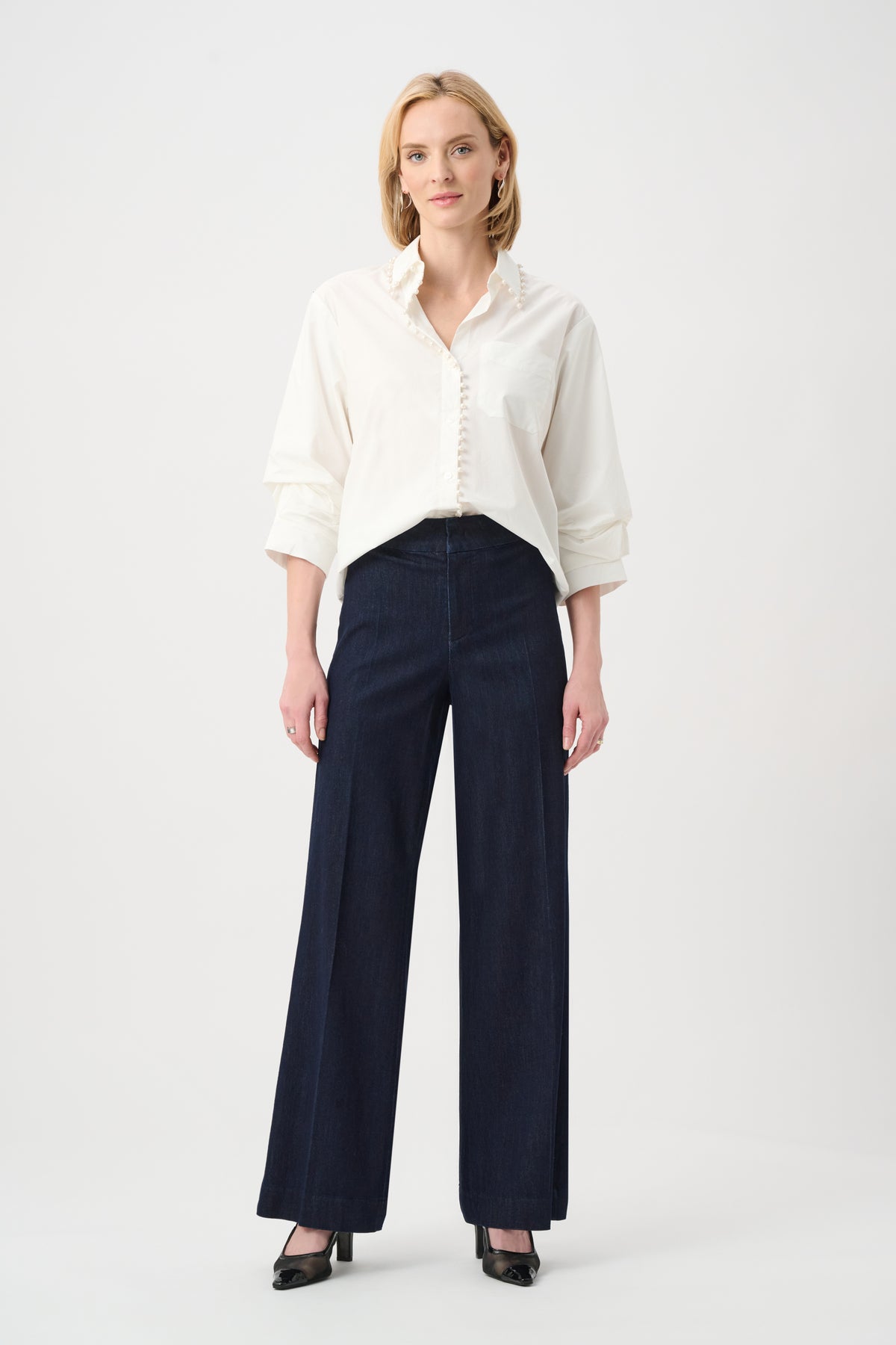 Featherweave Denim Trousers 263903