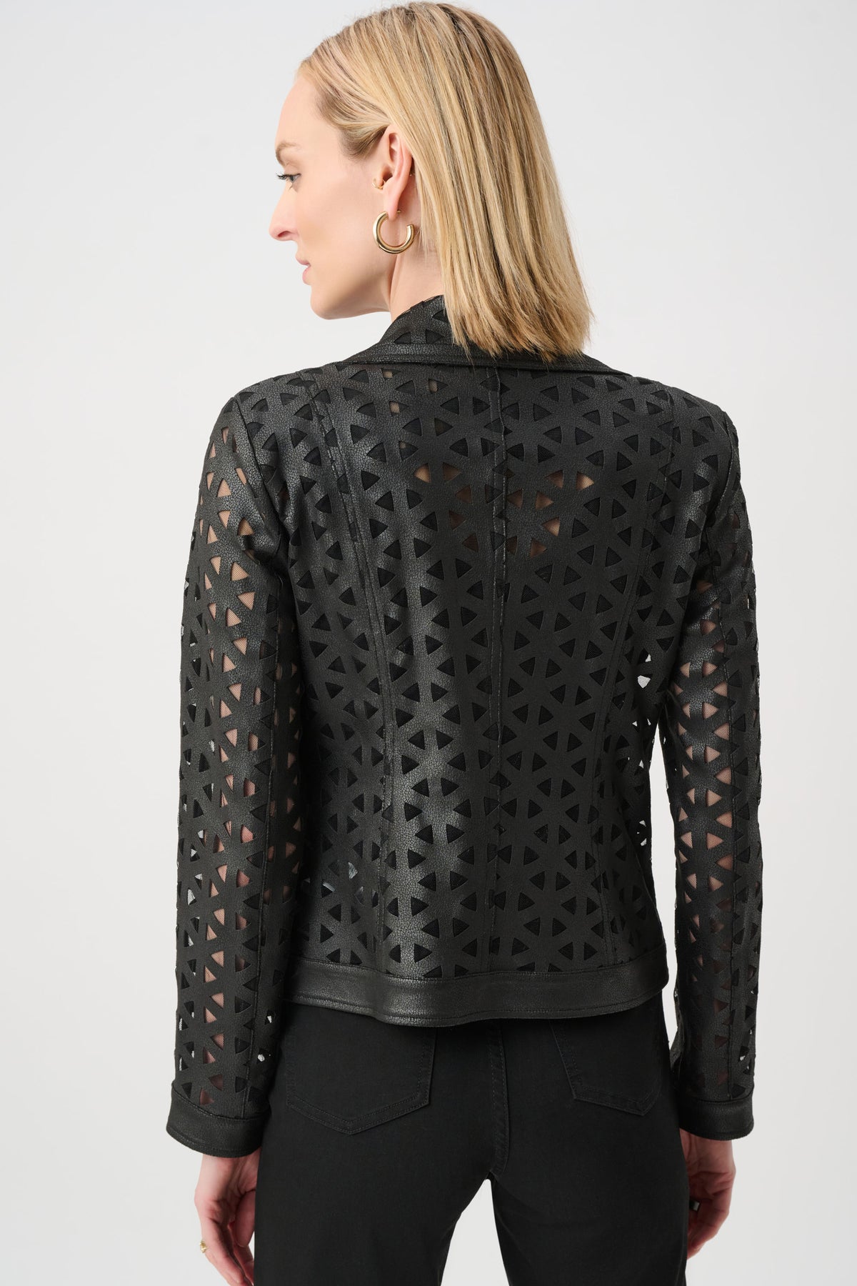 Black Cut Out Jacket 263910