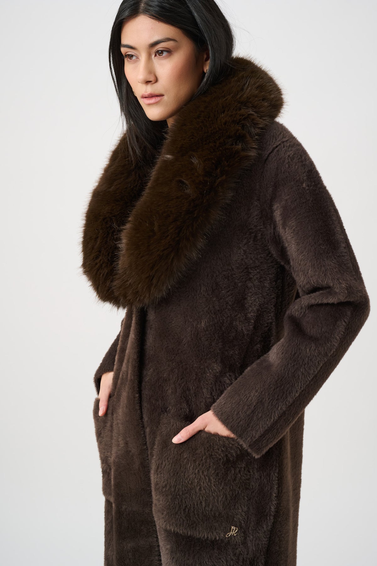 Moka Faux Fur Coatigan 263973