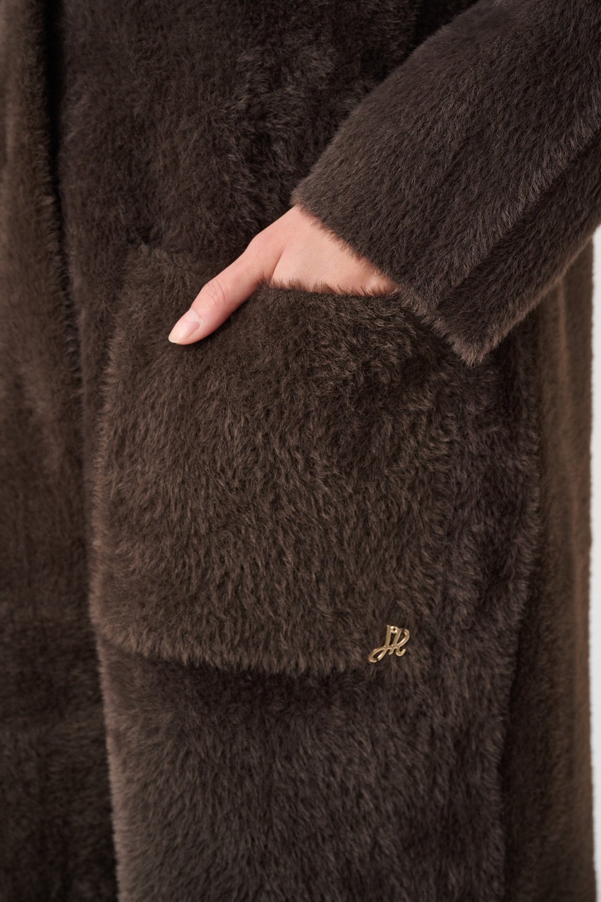 Moka Faux Fur Coatigan 263973