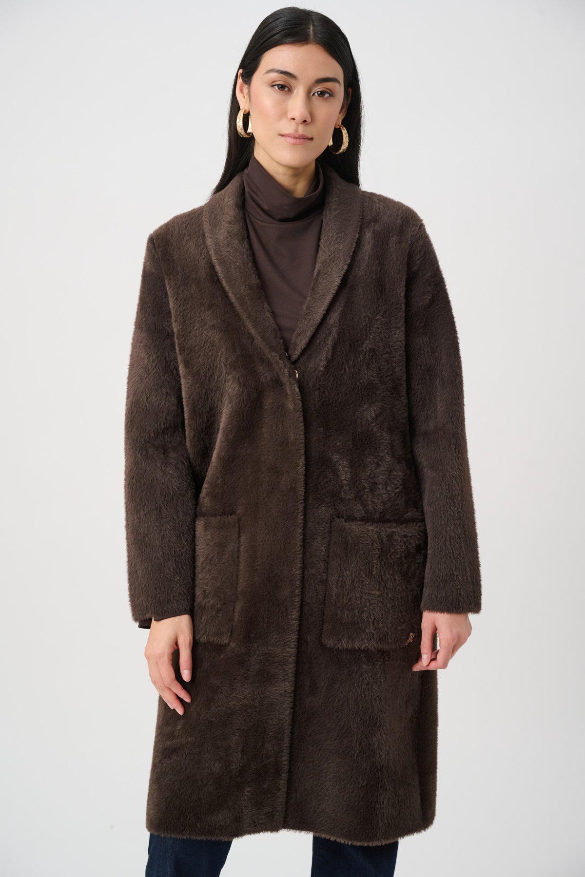 Moka Faux Fur Coatigan 263973
