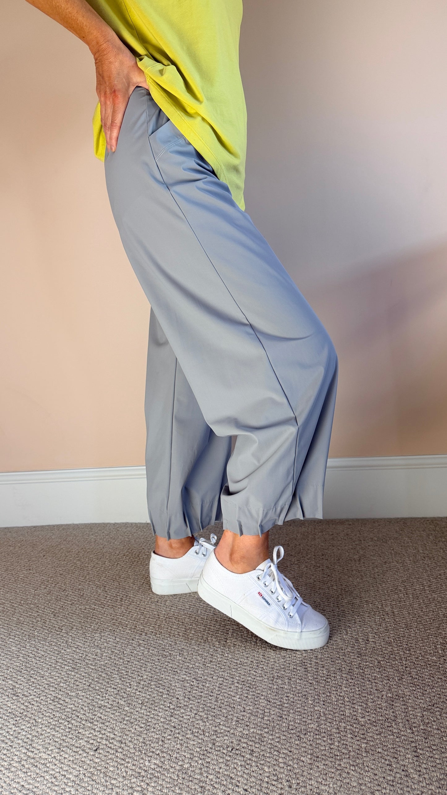 Taupe Wide Leg 230 Trouser