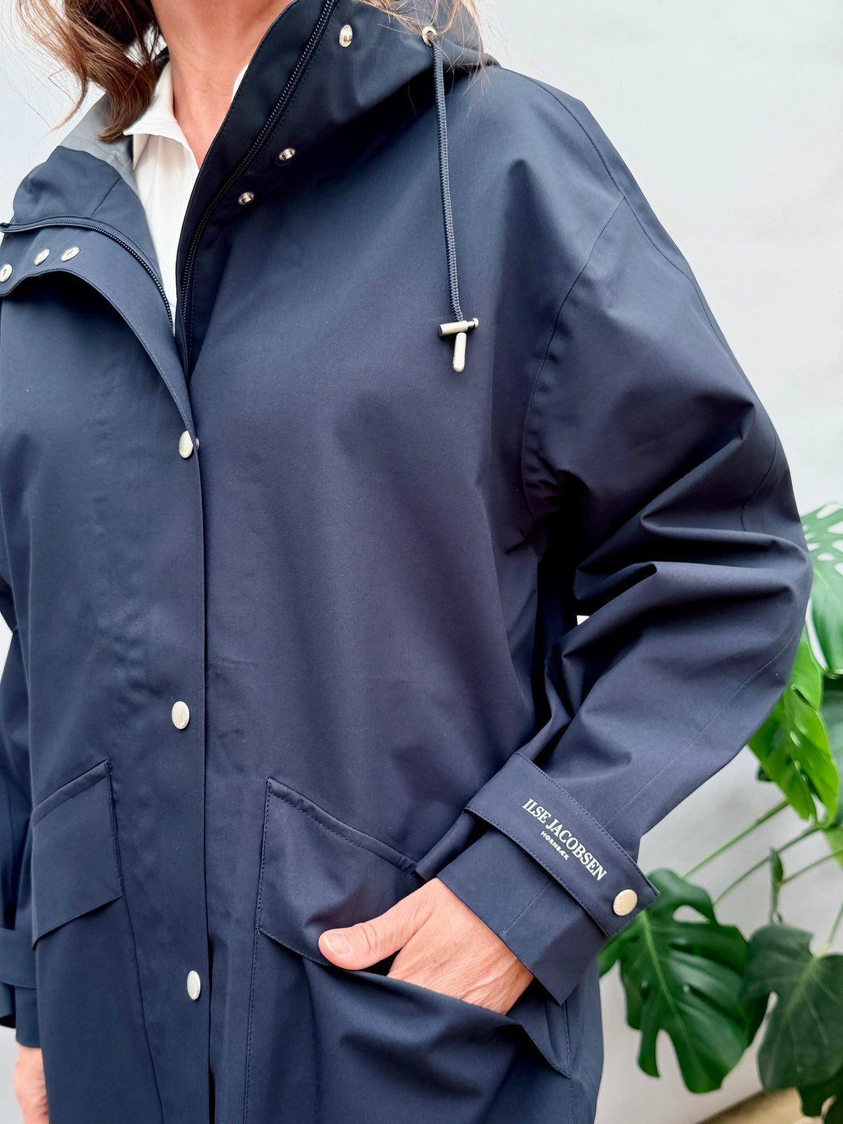 Dark Indigo Gentle Rain Coat
