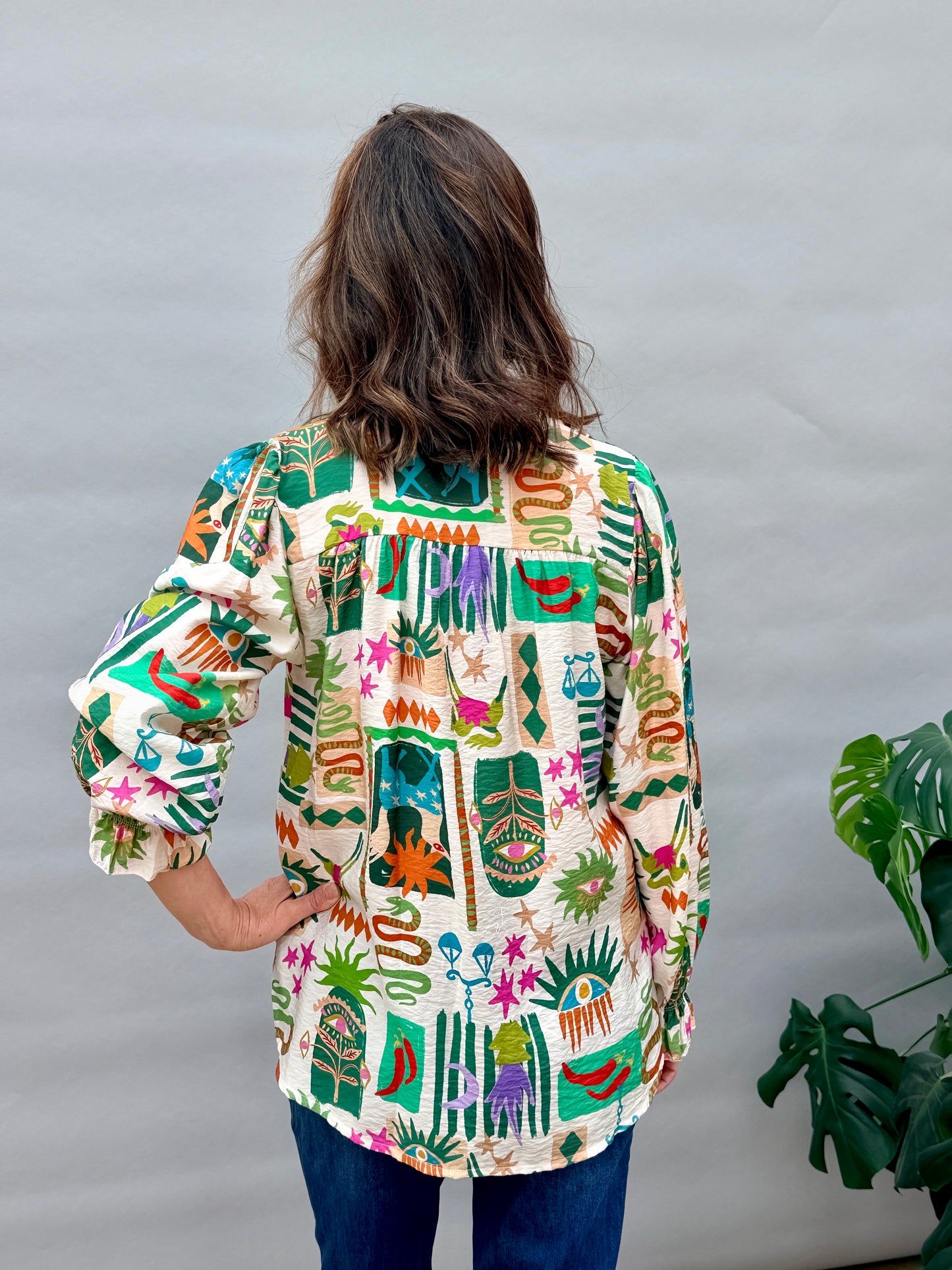 Green Tribal Shirt