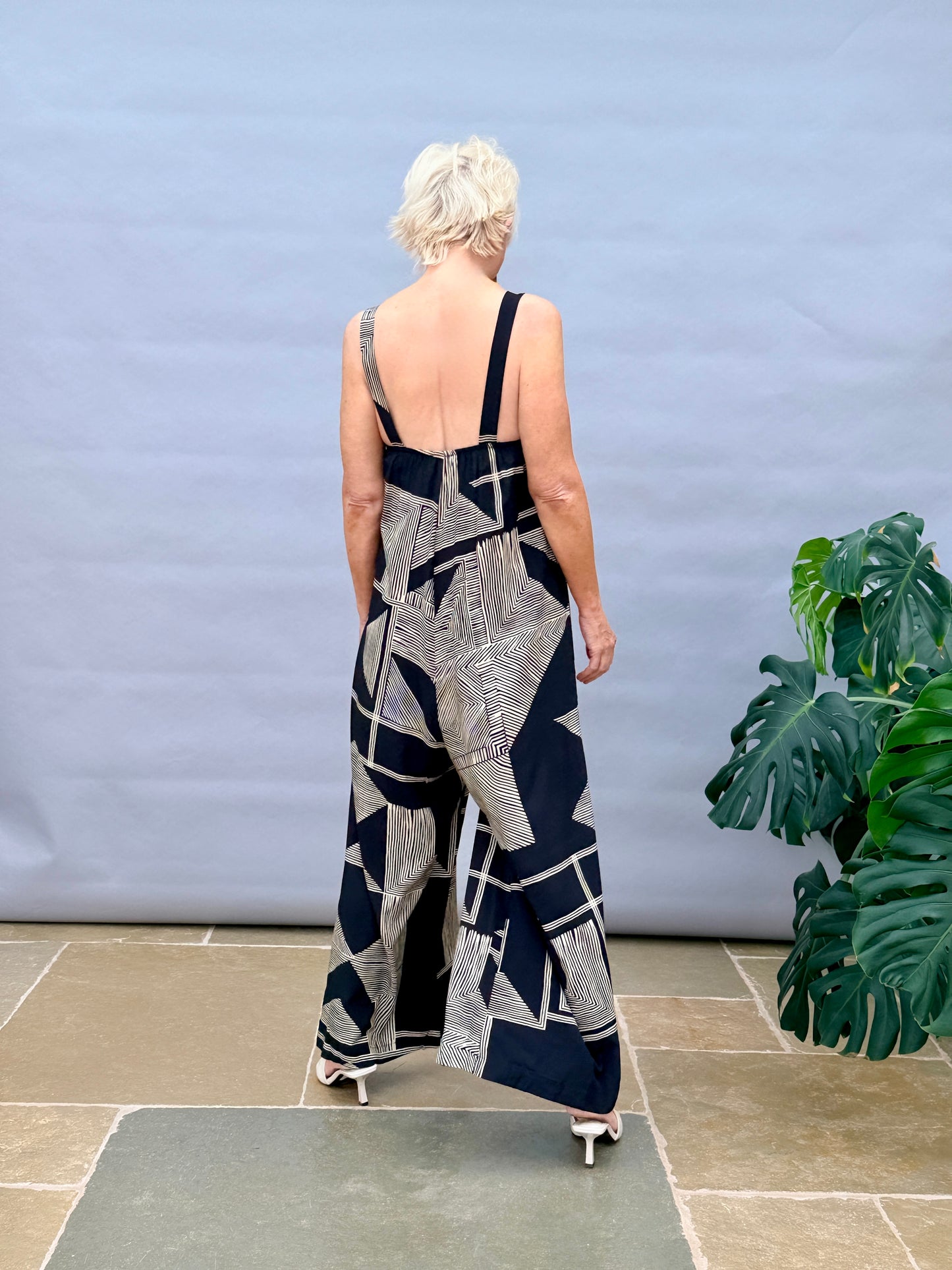 Geo Print Jumpsuit