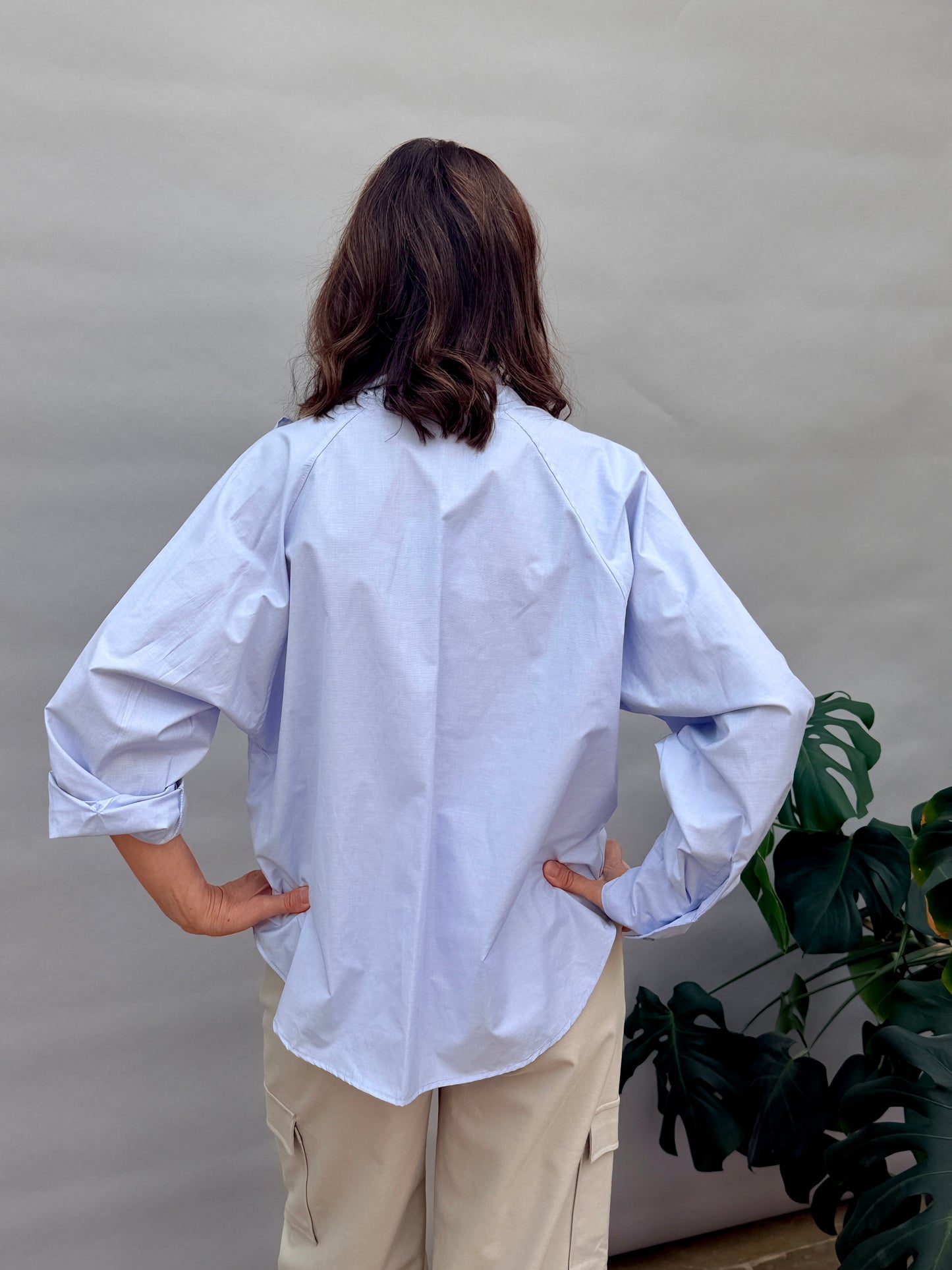 Blue Bow Blouse
