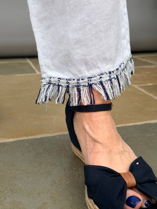 White Pascal Trouser