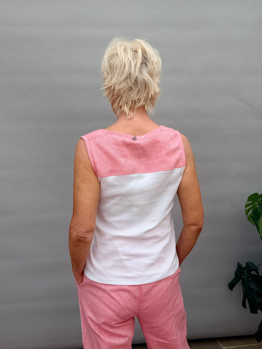 Red Print Guimba Top