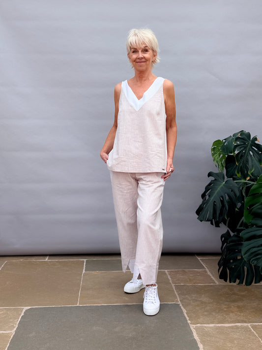 Cream Peter Trouser