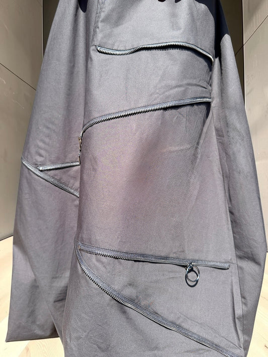 Black Zip Skirt H2005