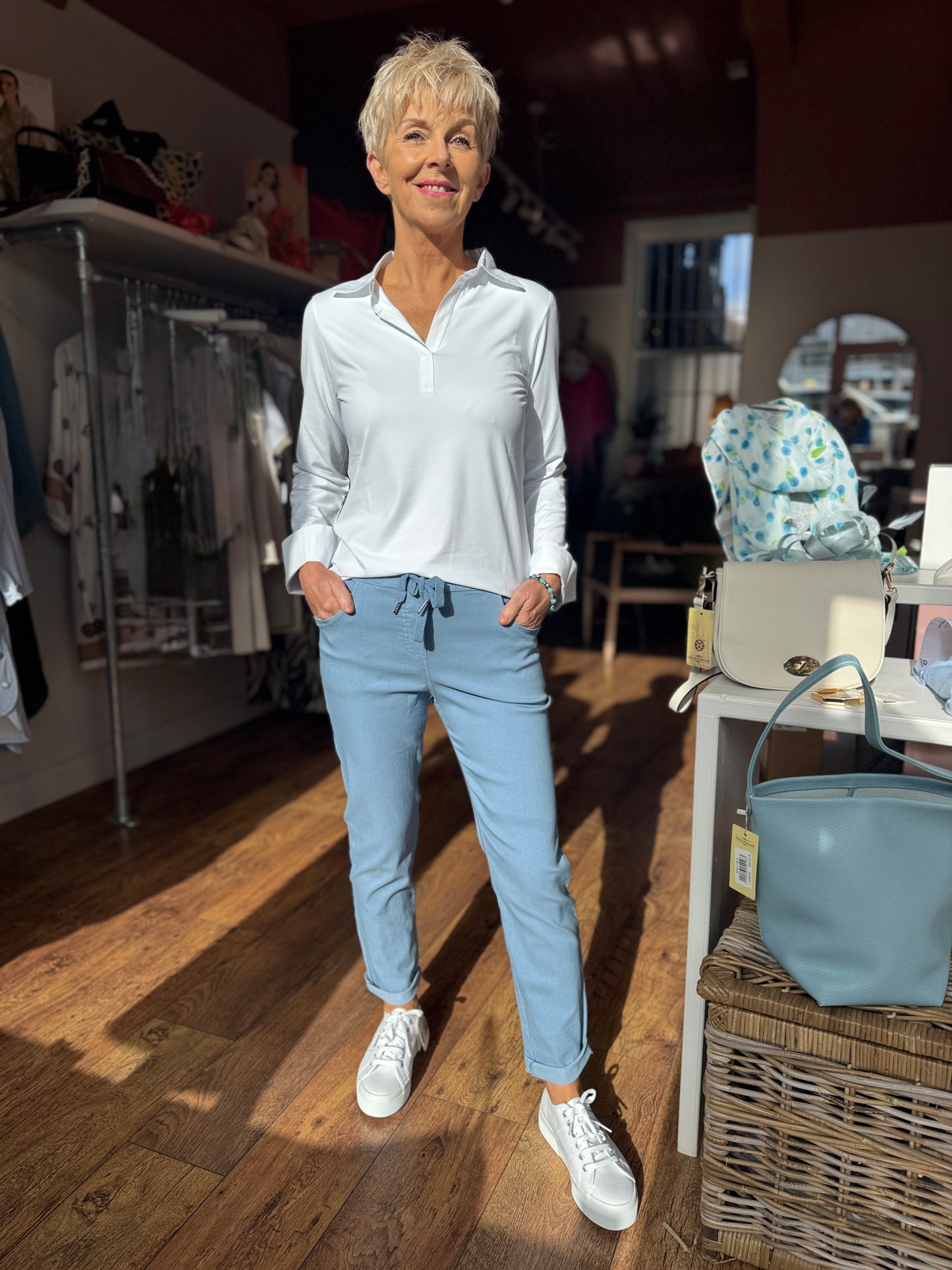 Deck Sky Blue Trouser