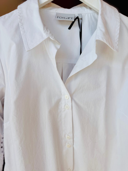 Cut The Works White Shirt