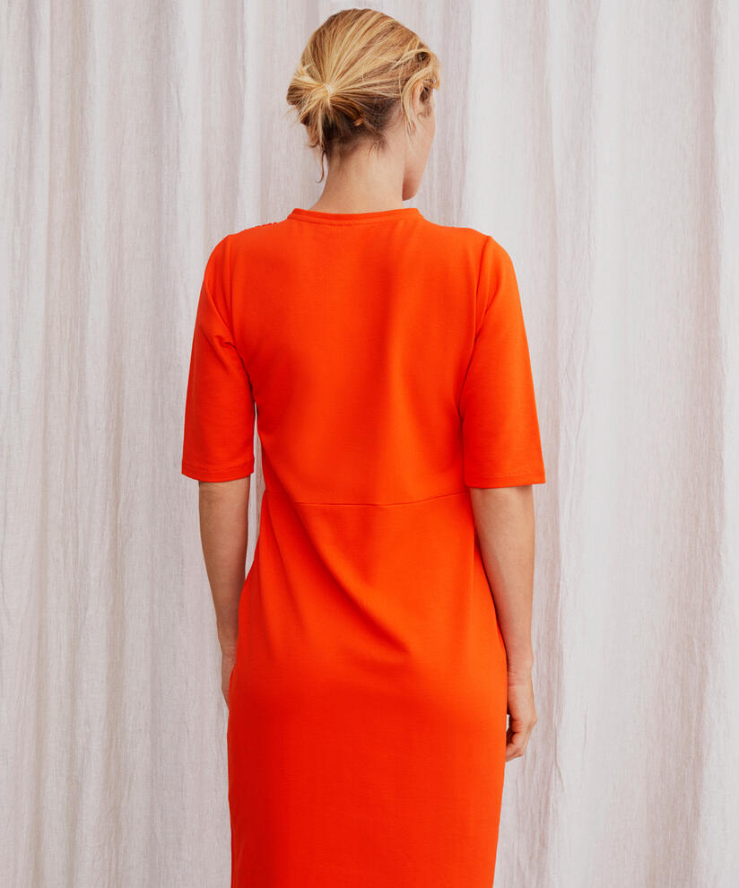 MaNenne Orange Dress