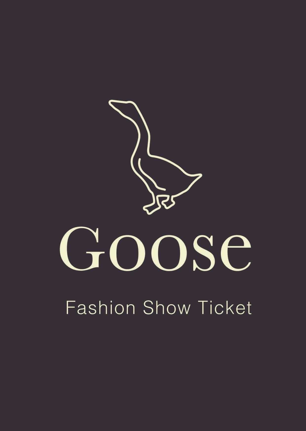 Ticket for Fashion Show on Wednesday 24th September 6PM - 8PM
