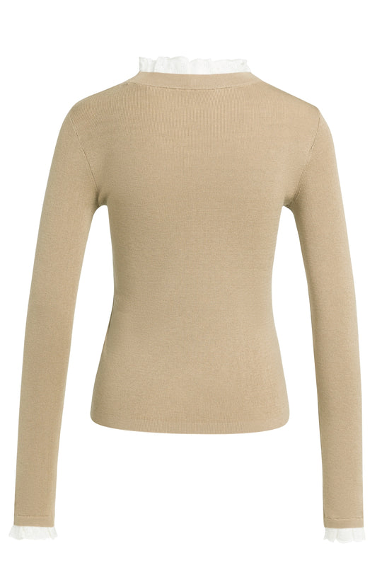 Cornstalk Brown Fine Knit