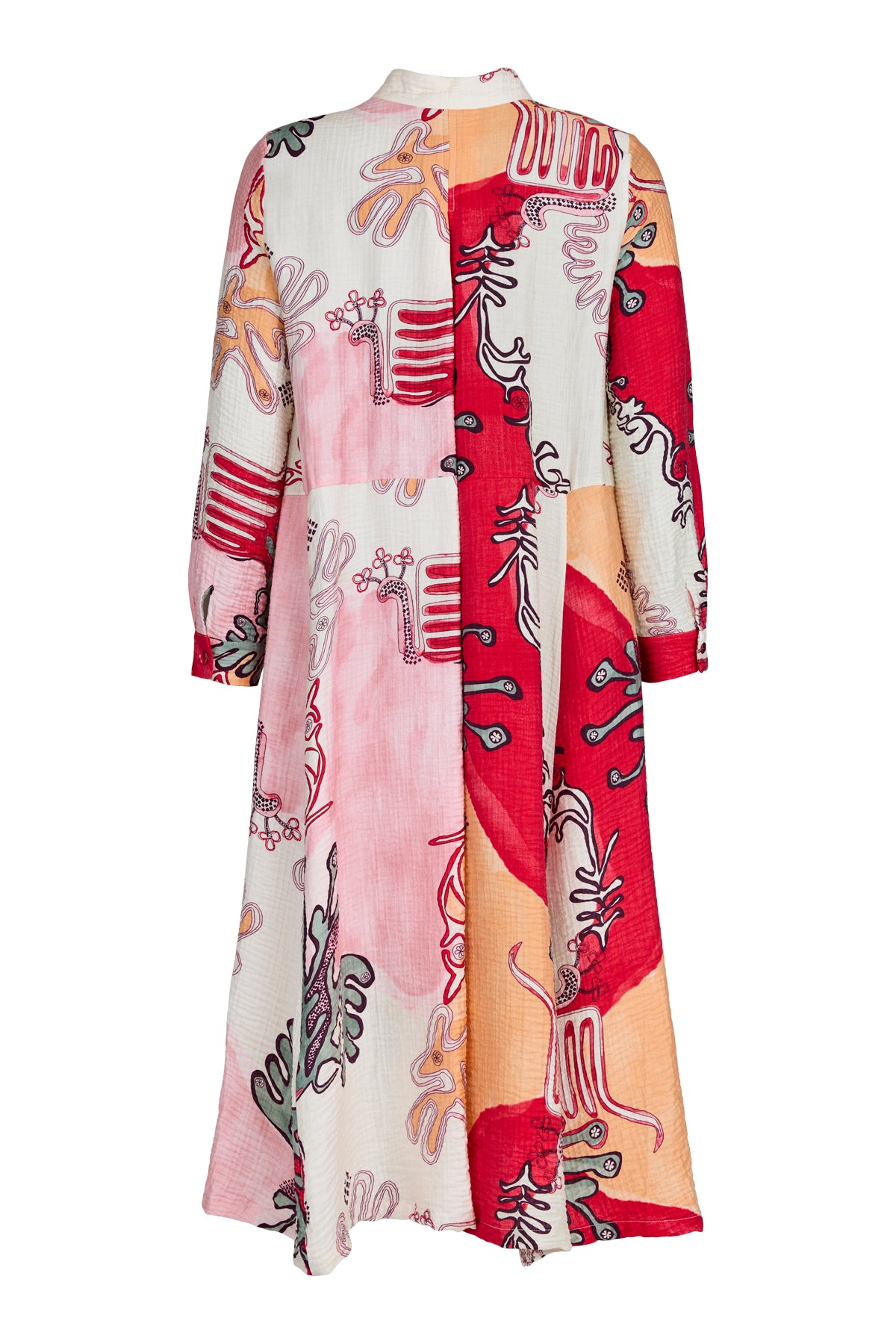 Red Print Dress