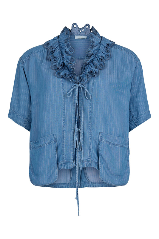 Blue Soft Denim Jacket