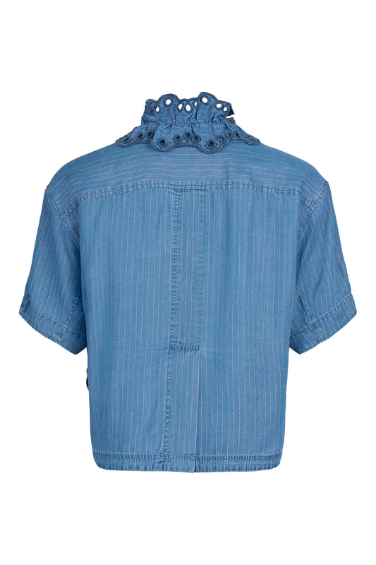 Blue Soft Denim Jacket