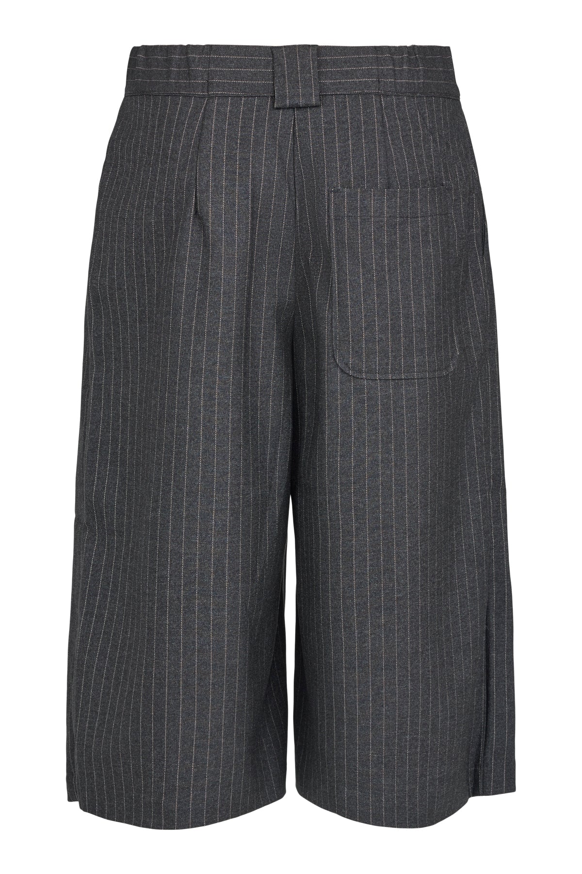 Dark Grey Pin Stripe Short
