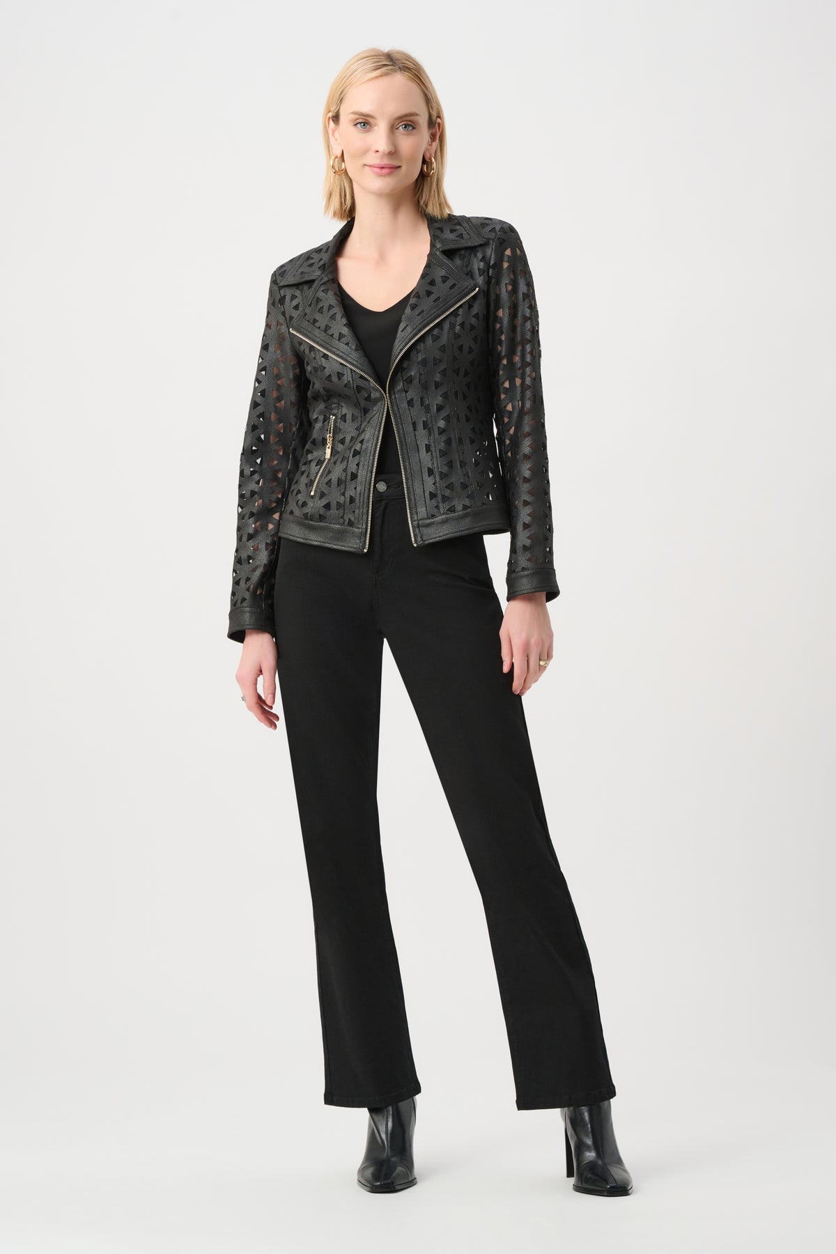 Black Cut Out Jacket 263910