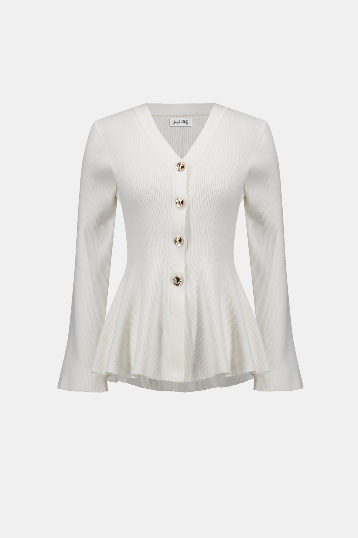 Cream Button Cardigan 263968