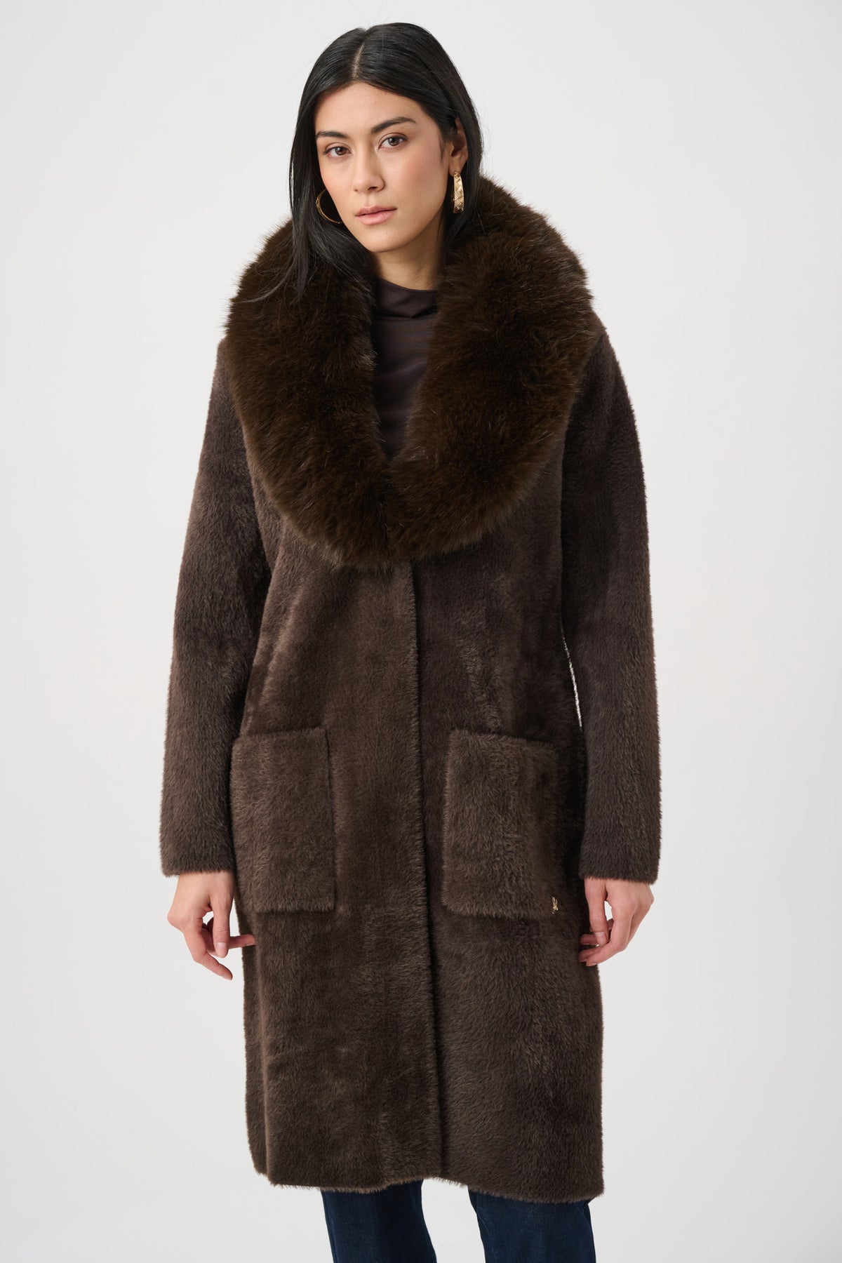 Moka Faux Fur Coatigan 263973