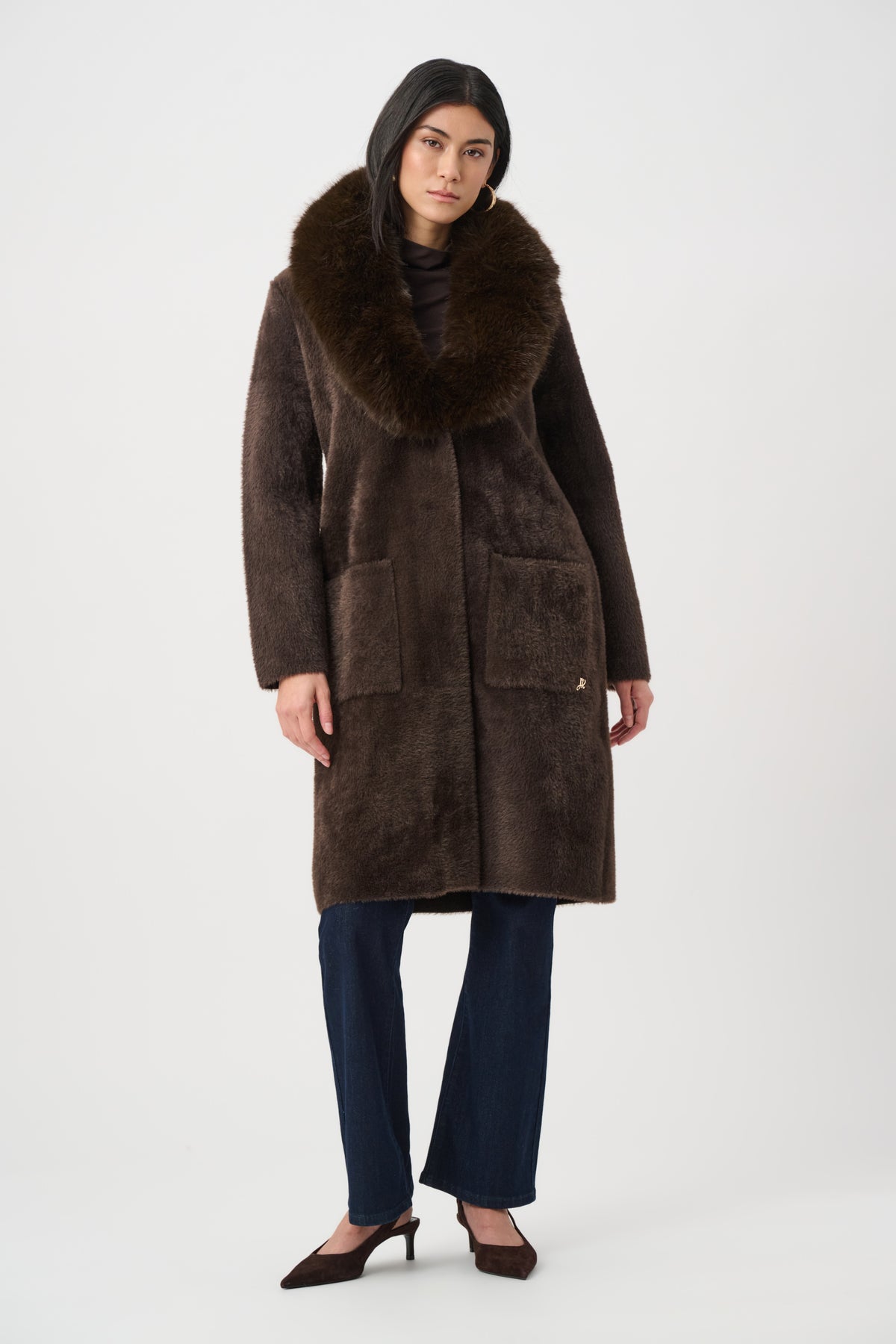 Moka Faux Fur Coatigan 263973