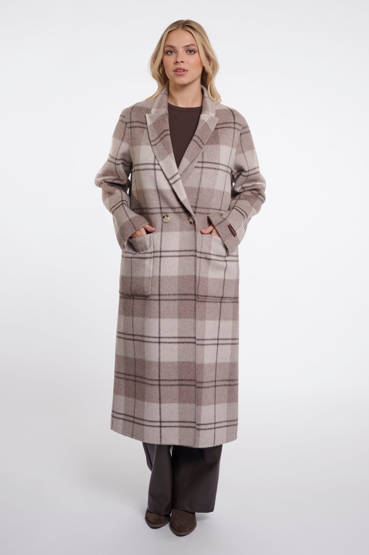 Adria Soft Oat Check Coat