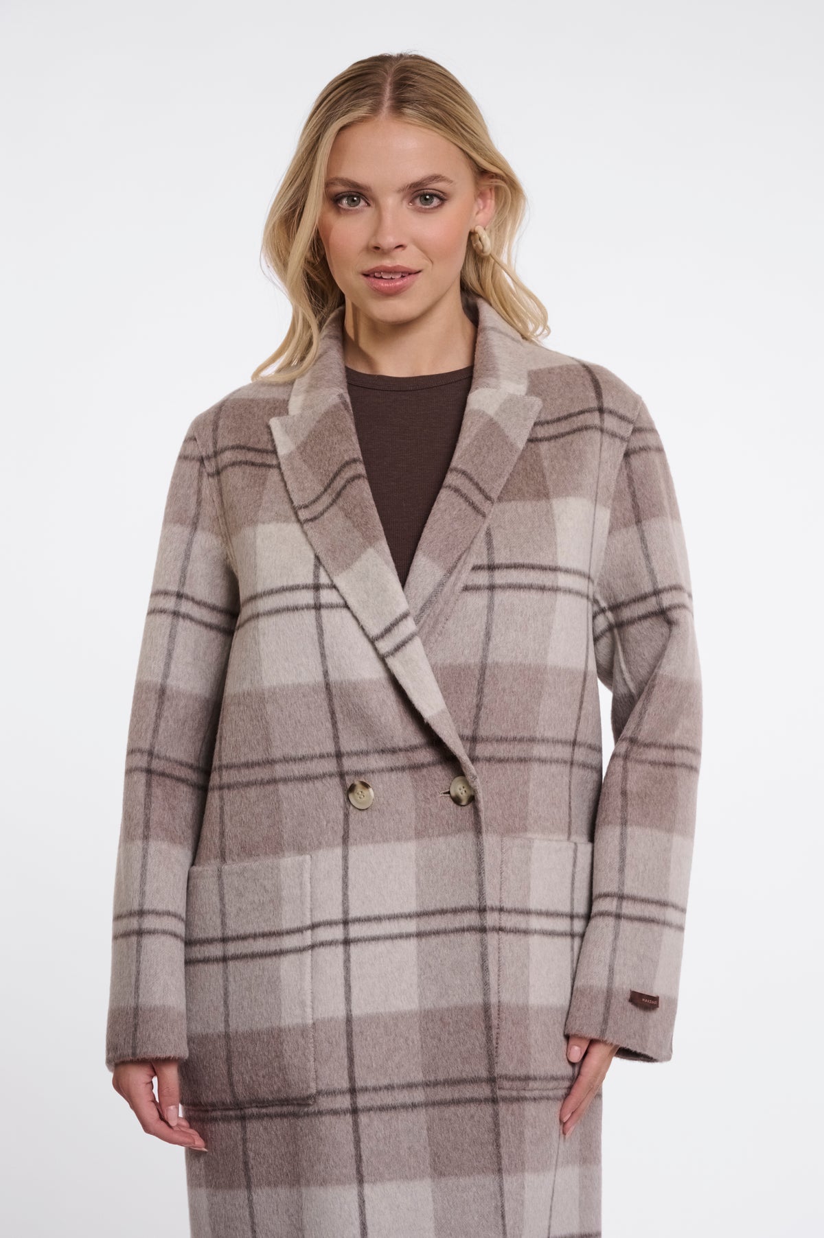 Adria Soft Oat Check Coat