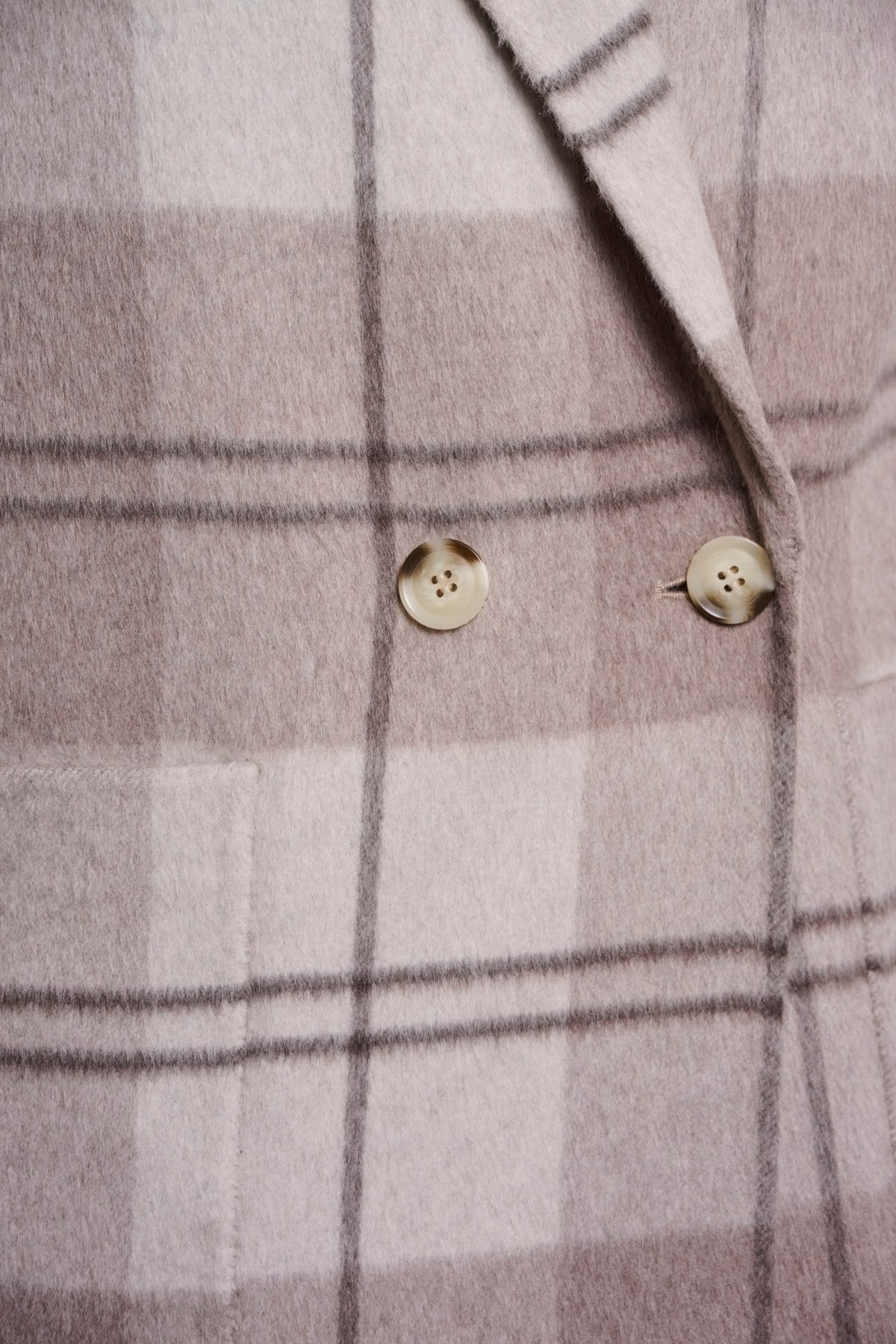 Adria Soft Oat Check Coat