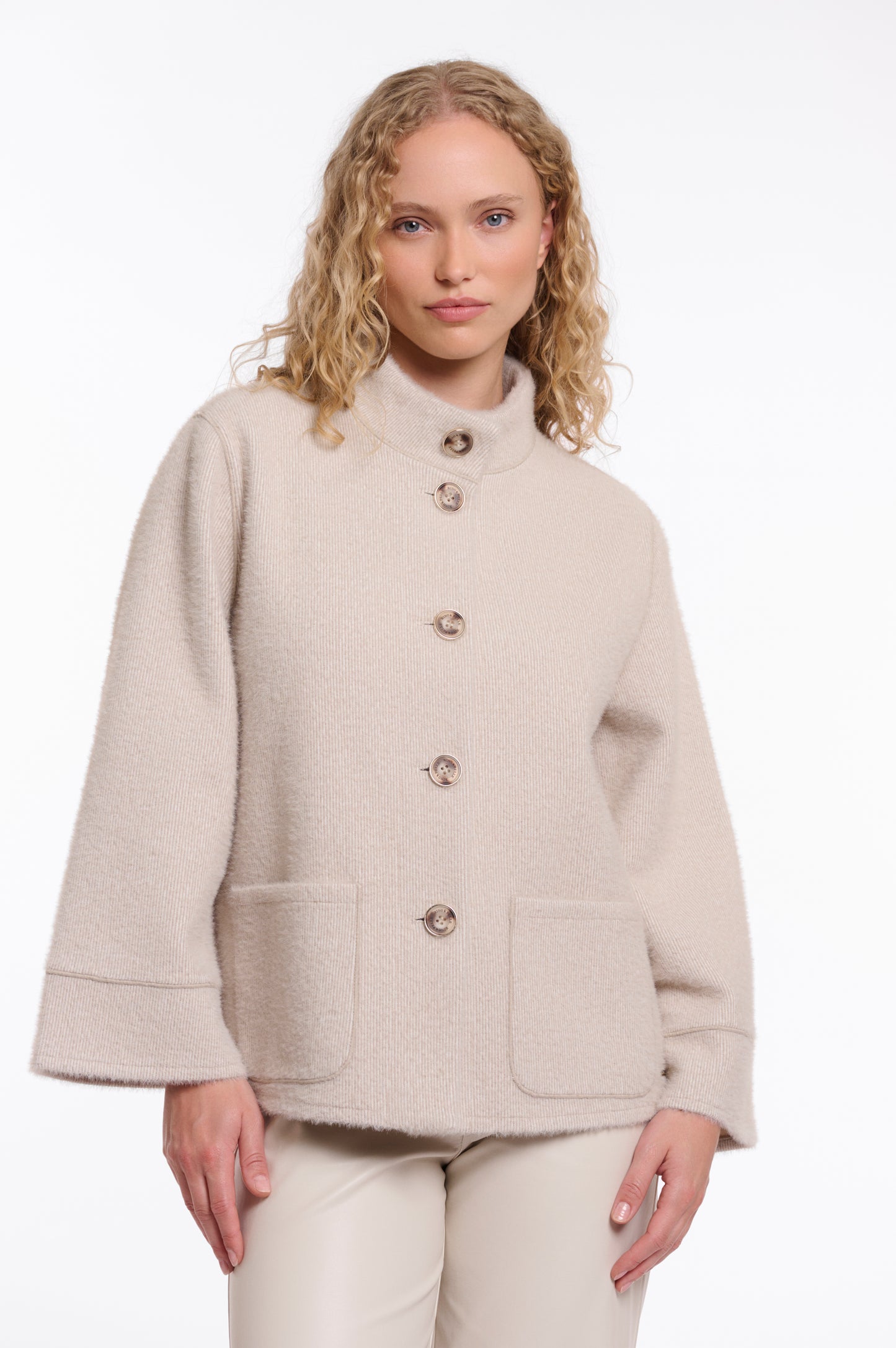 Fanny Stone Snow Cape Coat