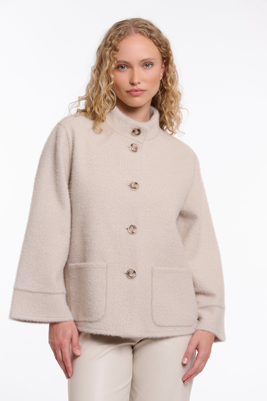 Fanny Stone Snow Cape Coat
