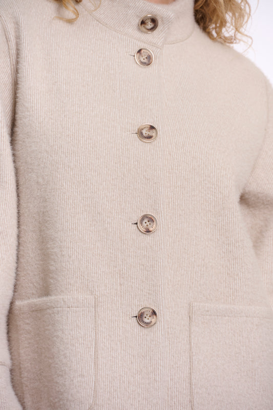 Fanny Stone Snow Cape Coat