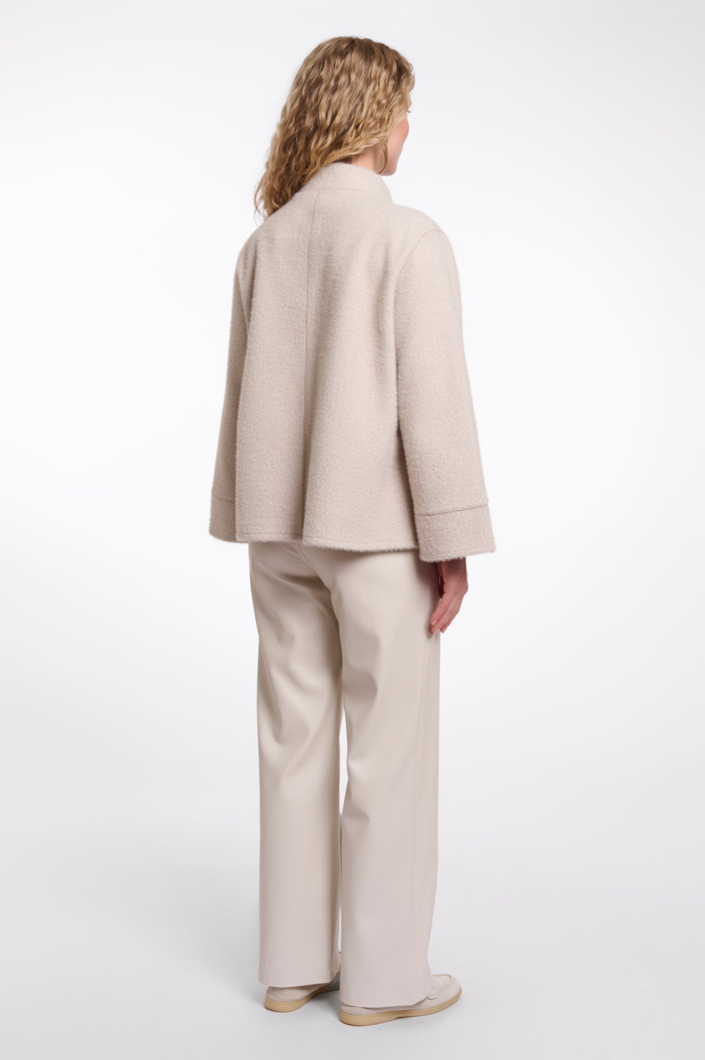 Fanny Stone Snow Cape Coat