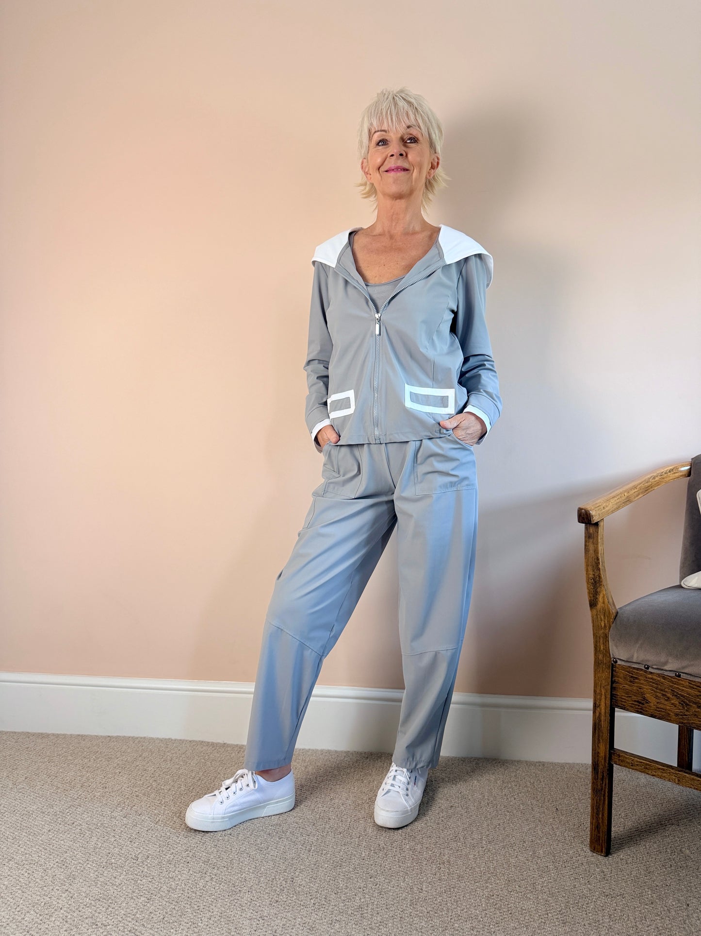 Taupe Slim Leg 109 Trouser