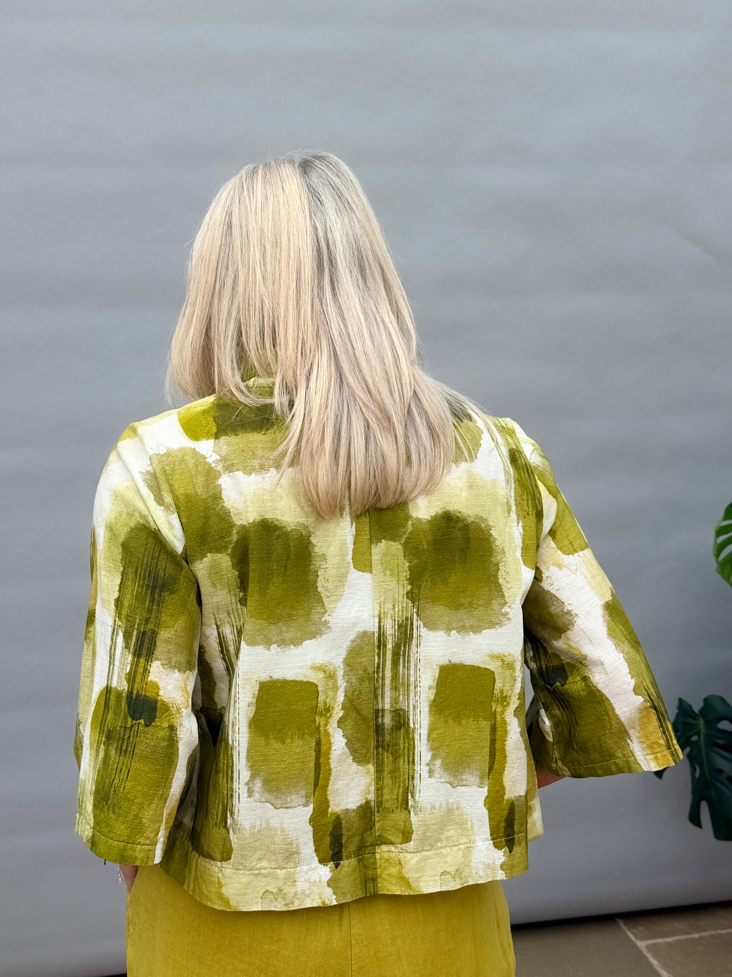 Olive Print Jacket