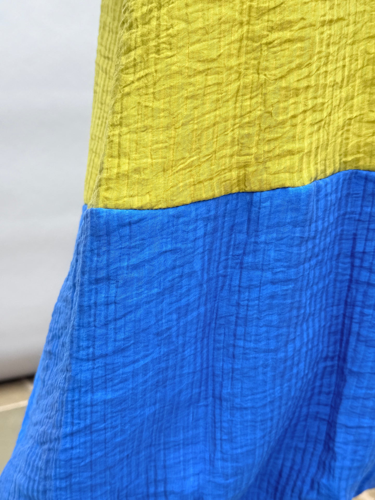 Green Cobalt Blue Dress