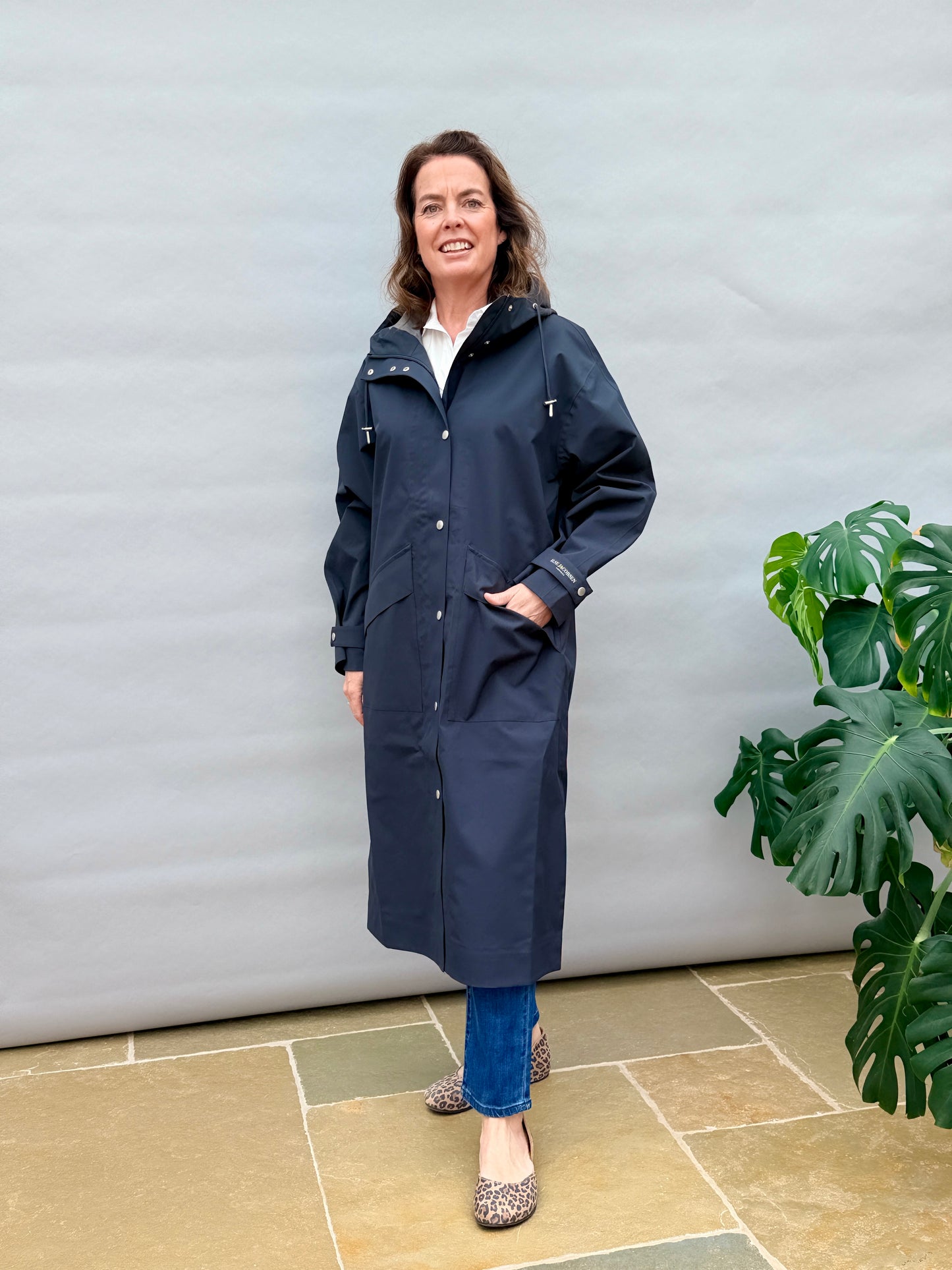 Dark Indigo Gentle Rain Coat