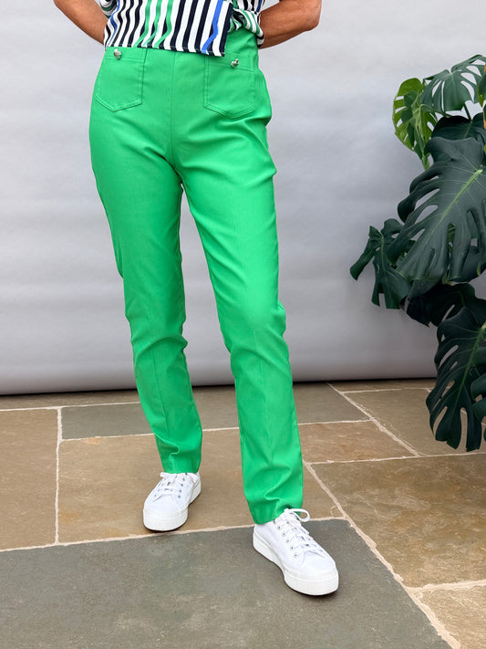 Green Straight Leg Trouser 262197
