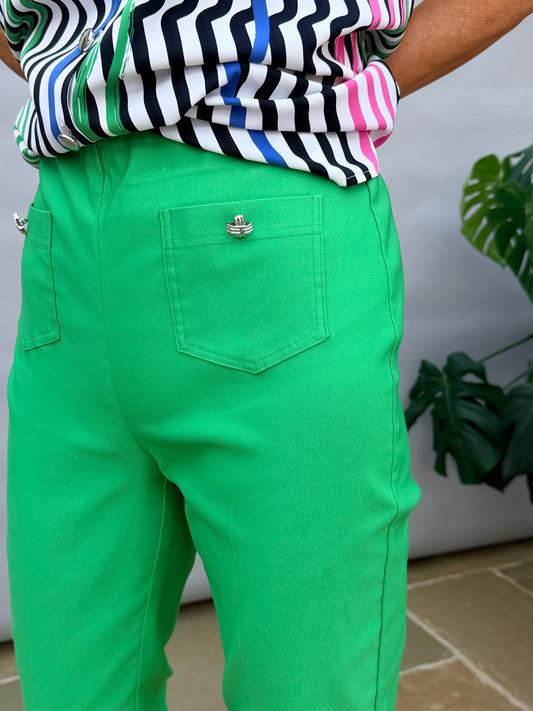 Green Straight Leg Trouser 262197