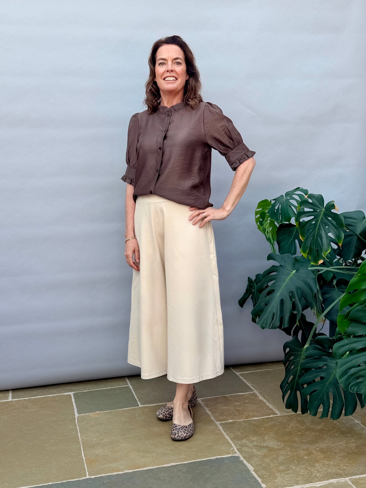 Nahara Cocoa Blouse