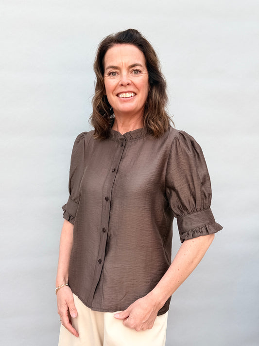 Nahara Cocoa Blouse
