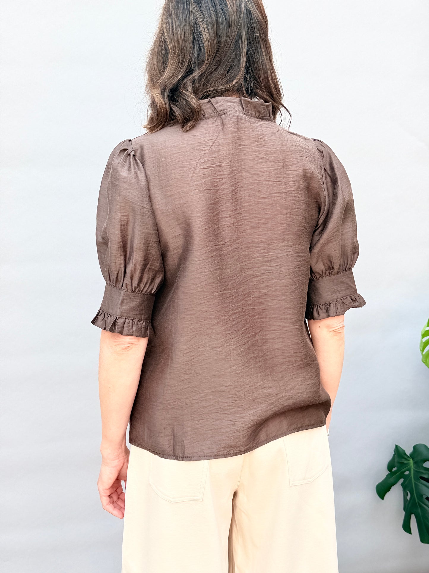 Nahara Cocoa Blouse