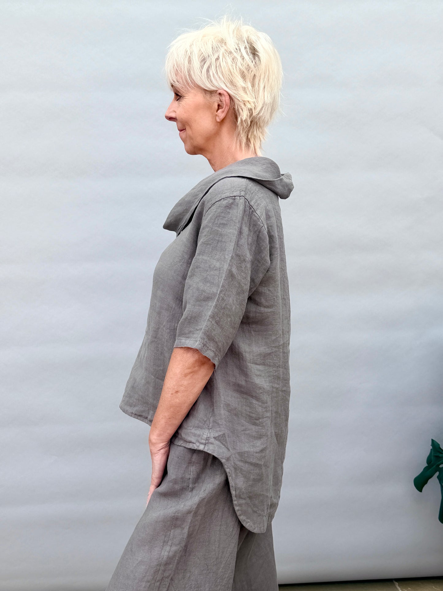 Salamanca Mud Linen Top