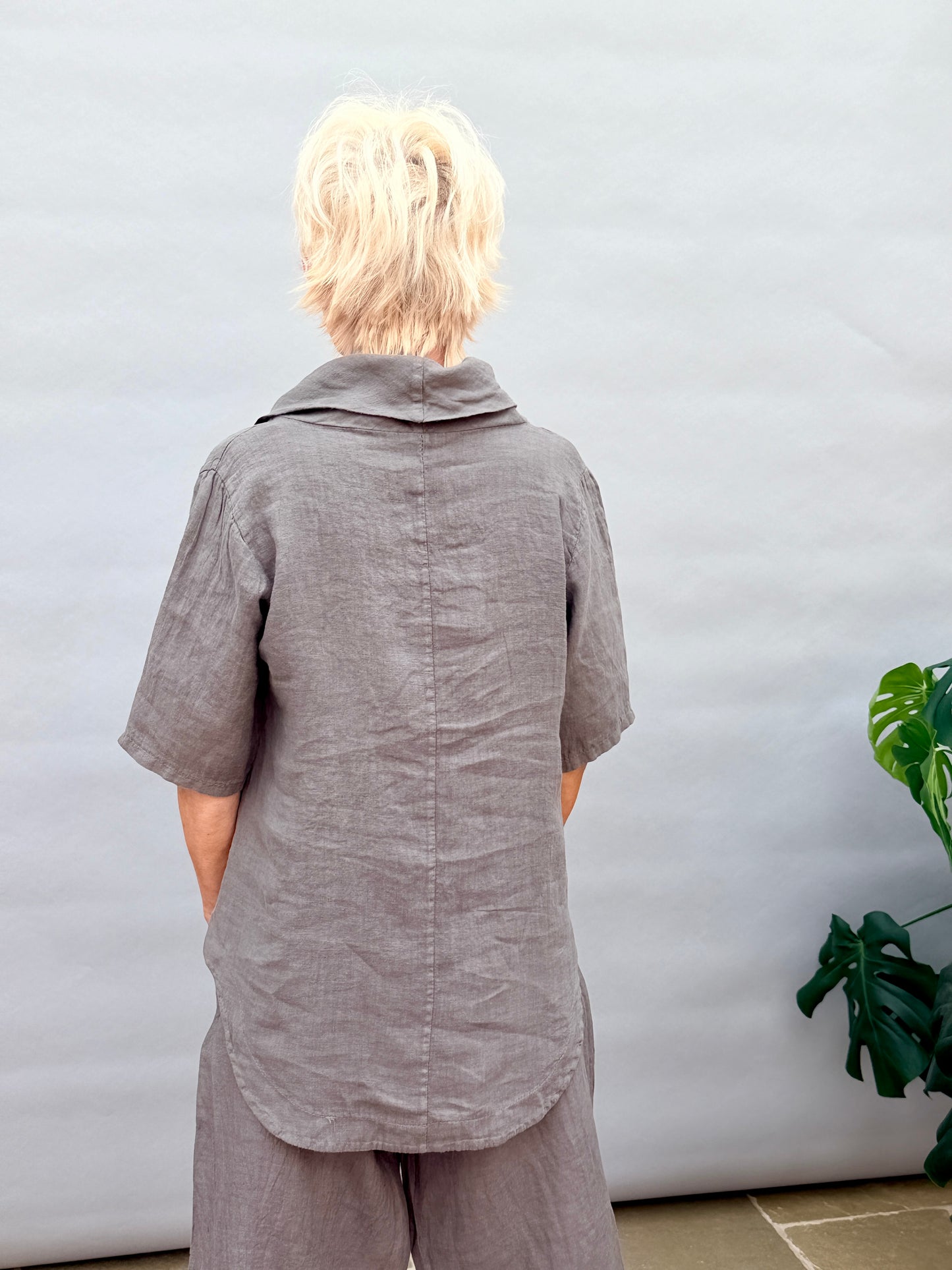 Salamanca Mud Linen Top