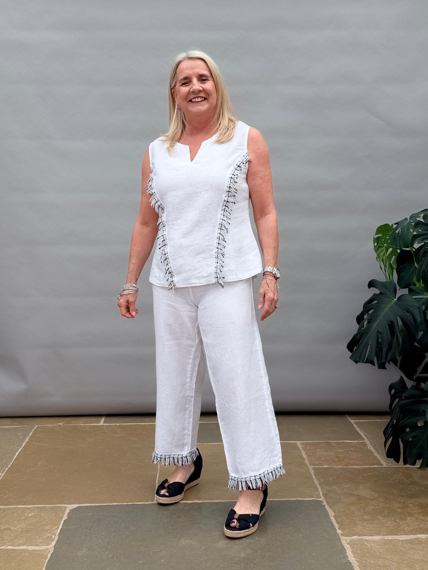 White Pascal Trouser