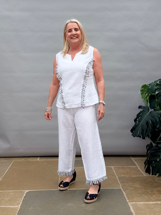 White Pascal Trouser