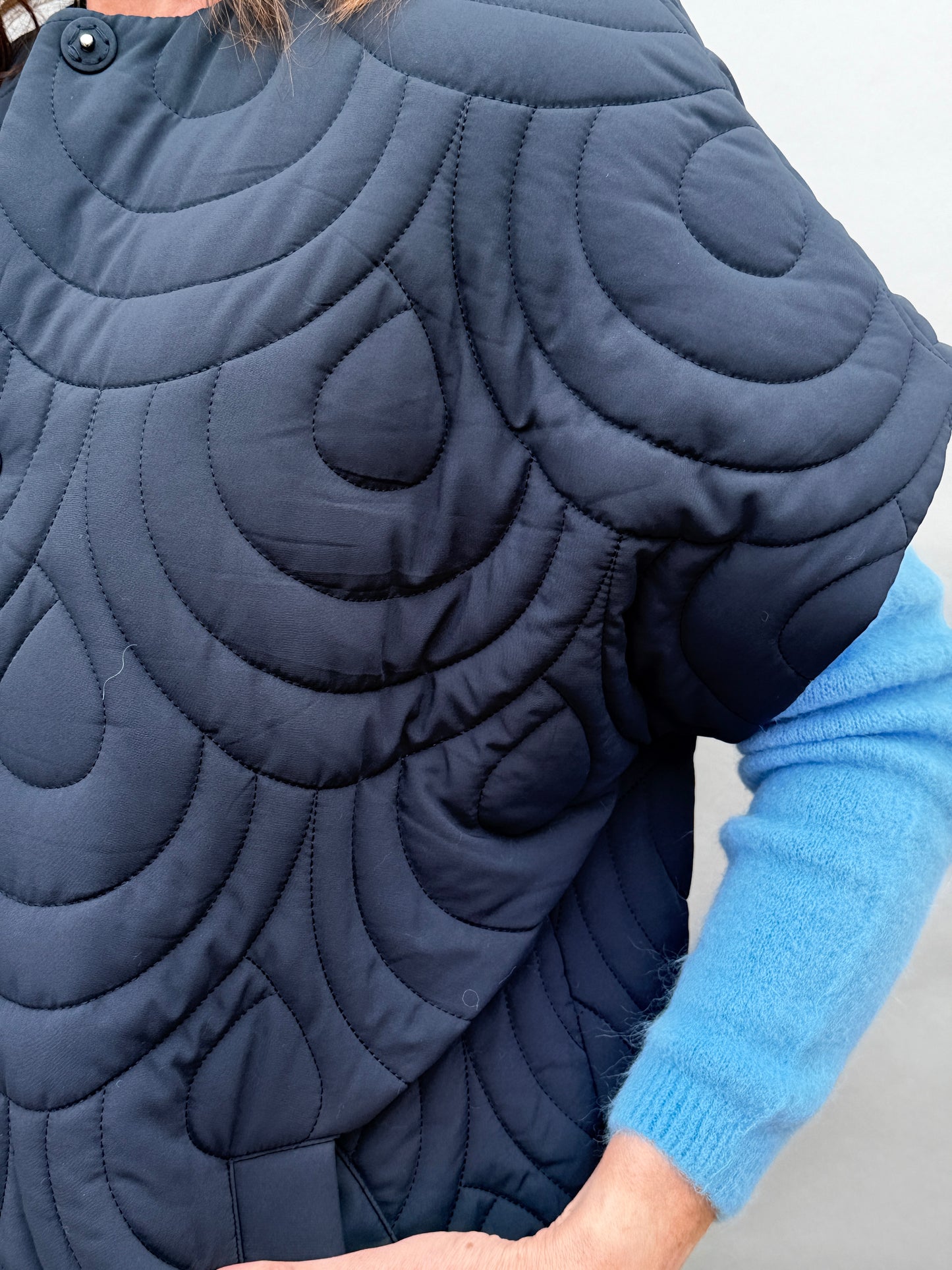 Dark Indigo Blossom 02 Jacket