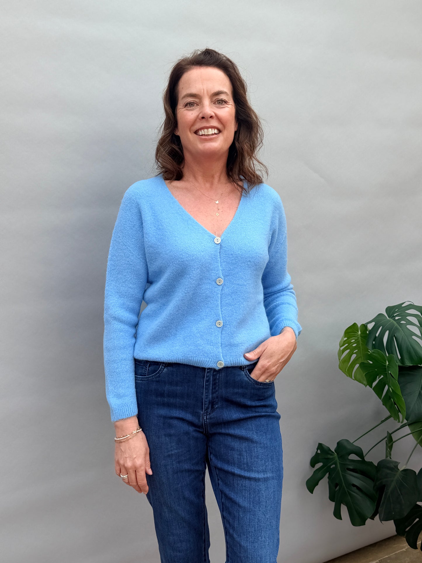 Joany Azure Blue Cardigan