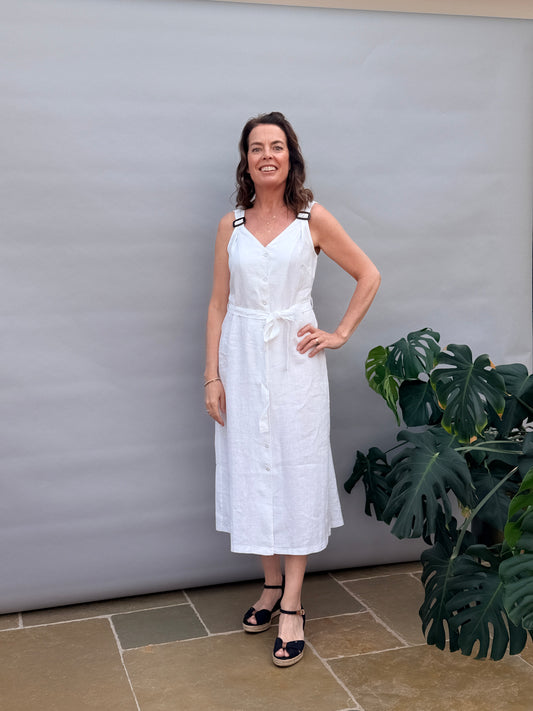 White Regine Dress